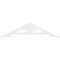 Ekena Millwork Pitch Cornelia Architectural Grade PVC Gable Pediment, 72"W x 18"H x 1"P (6/12) GPP072X018X100CRN - alternate 4